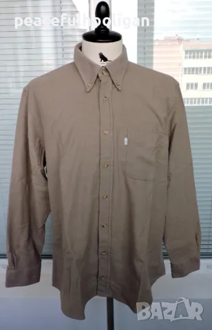 Barbour Comfort Fit original - мъжка памучна риза с дълъг ръкав размер XL