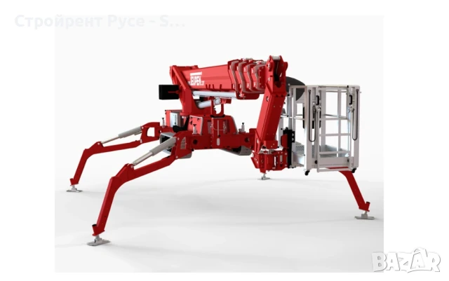 Вишка Teupen, Телескопична, 30 m, Под наем, снимка 1