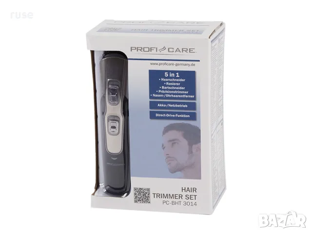 НОВИ! Tример 5в1 машинка за коса, тяло, бръснене, нос/уши Proficare, снимка 9 - Машинки за подстригване - 50318549