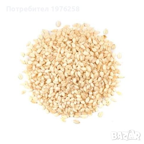 Сусамови семена, белени, сурови, 500гр., снимка 1 - Хранителни добавки - 43653576