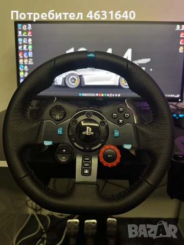 Logitech G29 волан + shifter , снимка 3 - Джойстици и геймпадове - 52921942