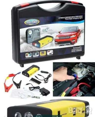 Външна батерия стартер автомобил джъмп car jump starter power bank, снимка 4 - Аксесоари и консумативи - 47416039