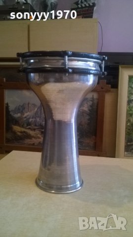 НОВА тарамбука с бяла ударна част-алуминиева-30х20см, снимка 6 - Ударни инструменти - 28121109