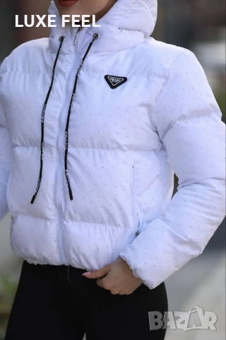 Дамски Зимни Якета с Камъни ⚜️Prada, снимка 13 - Якета - 52564541