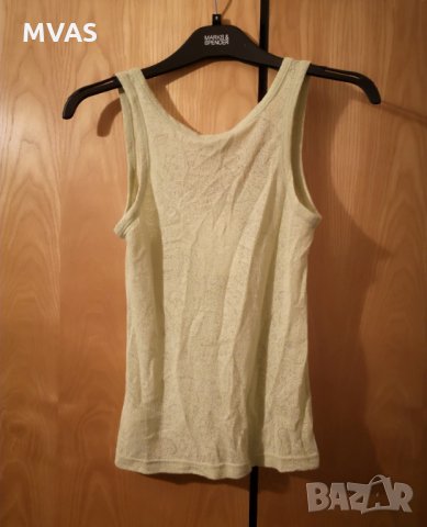 Нов летен CAPASCA потник светло зелен М размер, снимка 2 - Потници - 32278797