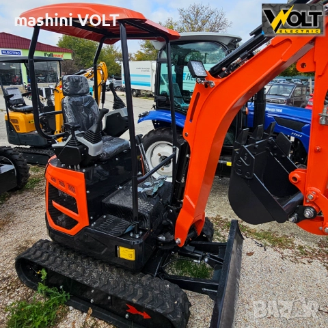 Мини багер NT-E20, 2 тона, с чупеща стрела и навес, снимка 3 - Индустриална техника - 52130227