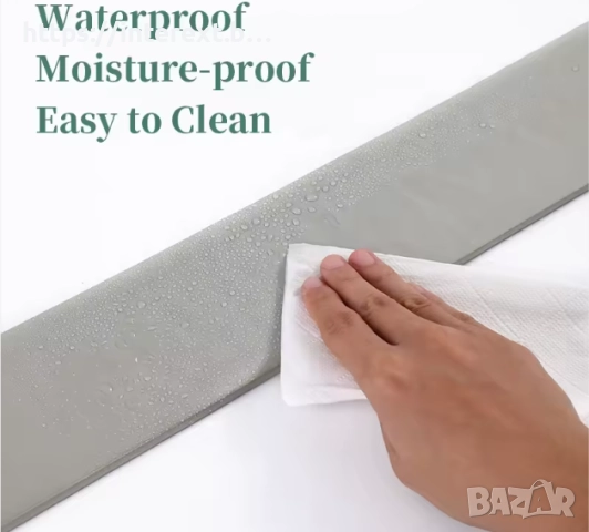 Самозалепващ перваз с мраморен ефект – модел кафяв мрамор, снимка 5 - Облицовки - 52550549