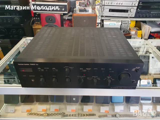 Усилвател Harman / Kardon PM655 Vxi Две по 90 вата на 8 ома. В отлично техническо и визуално състоян, снимка 2 - Ресийвъри, усилватели, смесителни пултове - 49218082