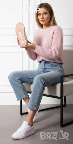 Puma Smash White Pink   Код: 2036