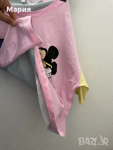 Дамска къса тениска Disney, Mickey Mouse, снимка 2 - Тениски - 33230185