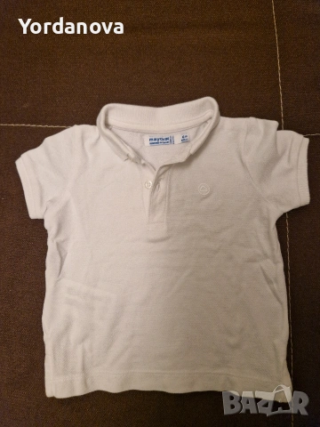 Mayoral - Бебешка тениска с яка 