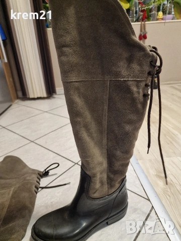 гухени ботуши чизми , снимка 4 - Дамски ботуши - 53249623