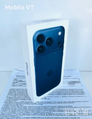 НОВ! НОВ! iPhone 17 Pro 256GB Deep Blue ГАРАНЦИЯ 36 Месеца!