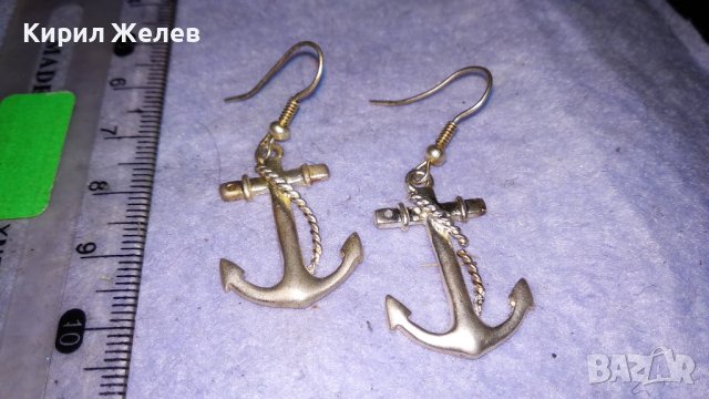 ПОСРЕБРЕНИ КРАСИВИ СТИЛНИ ФИГУРАЛНИ АРТ ОБЕЦИ - КОТВА За МОРЯШКИ БУЛКИ ;) 33125, снимка 4 - Обеци - 39062072