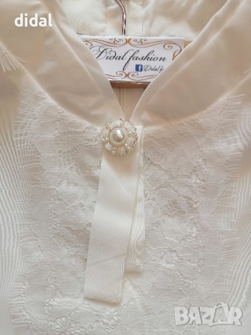 Елегантни риза и букле пола , снимка 3 - Ризи - 52109004