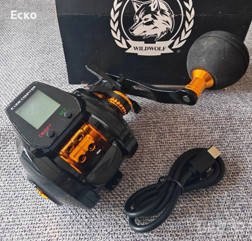 Макара дясна с електронен брояч, снимка 9 - Макари - 53450456