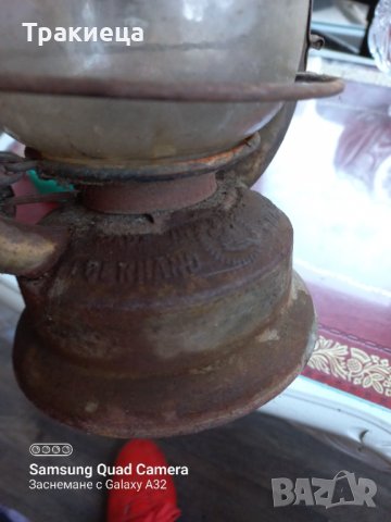 Стар немски газен фенер, снимка 3 - Антикварни и старинни предмети - 38431260