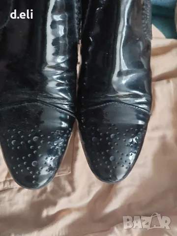 Два вида боти. TOD'S Original Size 38-39 100% Кожа Страхотни боти, снимка 4 - Дамски боти - 48393491