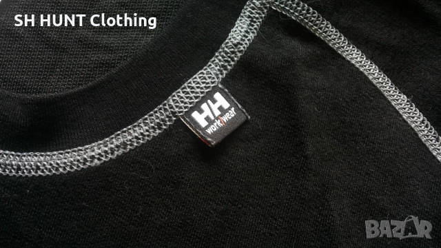 HELLY HANSEN Work Wear Thermo 57% Merino Wool размер L работна термо блуза W4-369, снимка 5 - Блузи - 52037696