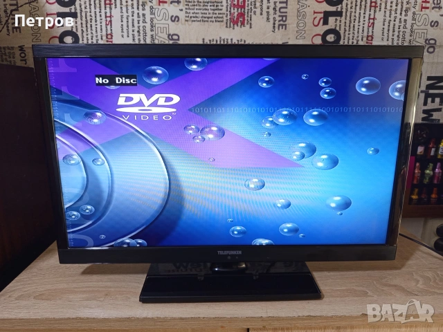 Телевизор LCD"Telefunken"24"с вграден ДВД плейър, снимка 7 - Телевизори - 53440133