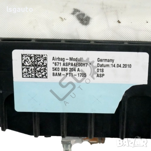 AIRBAG табло Volkswagen Scirocco III 2008-2017 ID:149365, снимка 2 - Части - 51614253