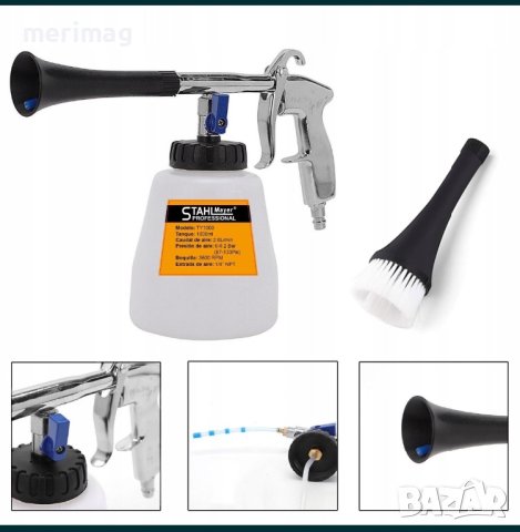 Пневматичен пистолет за почистване Торнадор , снимка 5 - Други почистващи услуги - 43621185