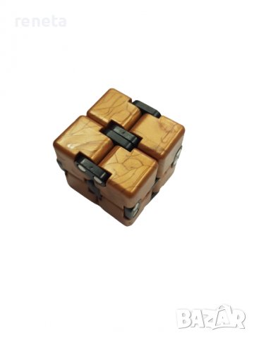 Играчка Fidget, Инфинити куб, Кафяв, снимка 2 - Игри и пъзели - 37572432