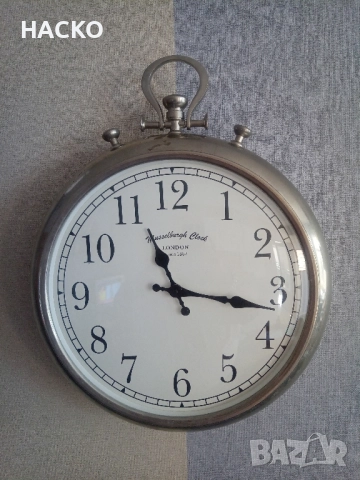 Голям СТАР Стенен ЧАСОВНИК с Кварцов Механизъм