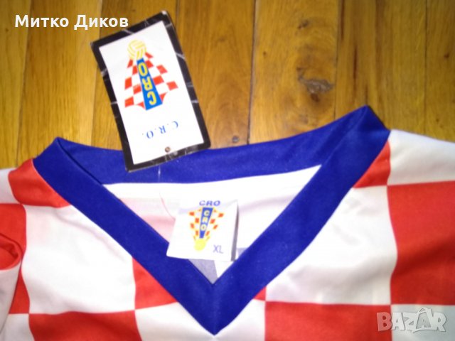 Хърватска тениска фенска нова №21 Младен Петрич размер ХЛ, снимка 10 - Футбол - 32261536