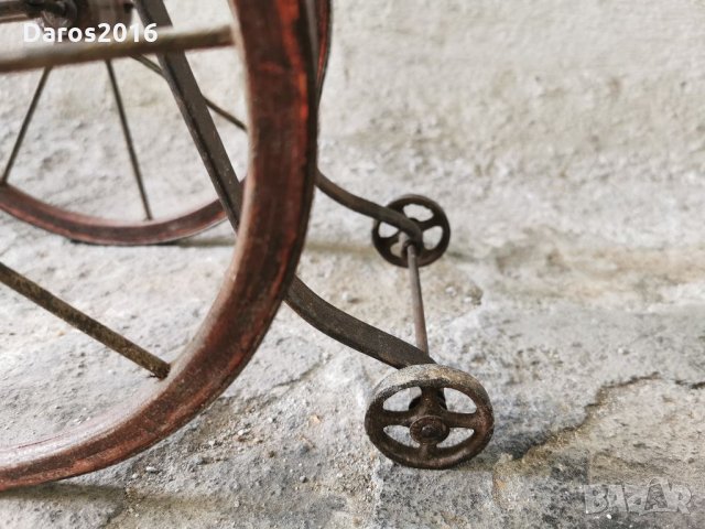 Страхотна детска количка от ратан, дърво и желязо , снимка 4 - Антикварни и старинни предмети - 32961551