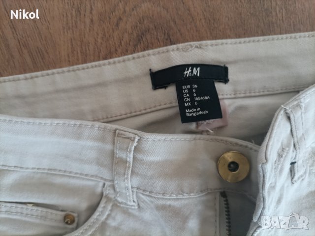 Дамски дънки H&M размер S, снимка 2 - Дънки - 43923313