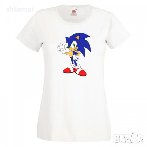 Дамска тениска Sonik 005 Игра,Изненада,Подарък,Празник,Повод, снимка 4 - Тениски - 37244971