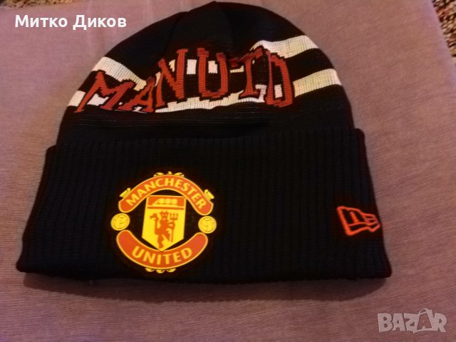 Манчестър Юнайтед зимна шапка маркова на Ню Ера нова, снимка 1 - Футбол - 43428243