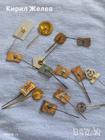 Лот значки 15 броя стари редки TESLA,KRUPP, MERCEDES за КОЛЕКЦИЯ 32423, снимка 10 - Колекции - 50851471