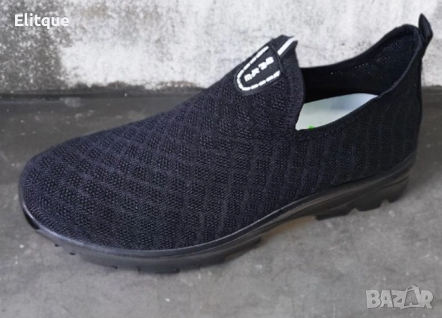 Леки и удобни мъжки мрежести обувки без връзки, снимка 5 - Маратонки - 52870154
