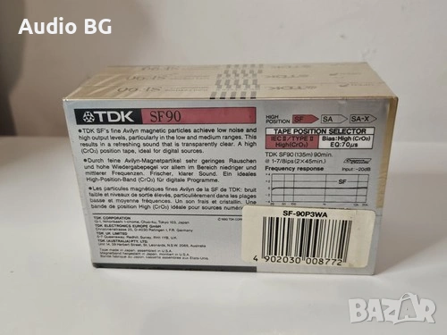 TDK SF-90 Type II   (1988), снимка 2 - Аудио касети - 53104064