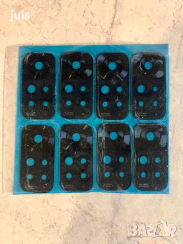 8 бр. Стъкло за задна камера Xiaomi Redmi Note 11 - черно, снимка 3 - Xiaomi - 51549875