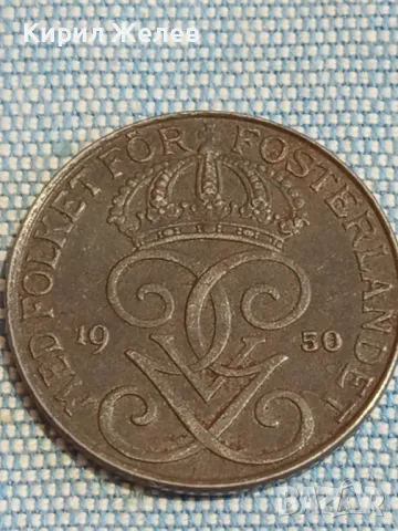Монета 5 йоре 1950г. Кралство Швеция за КОЛЕКЦИОНЕРИ 30294, снимка 4 - Нумизматика и бонистика - 48754128