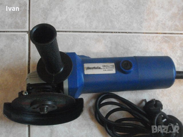 ЗА ЧАСТИ-ЗА РЕМОНТ-Немски Ъглошлайф-500 Вата-ф115мм-Alpha Tools-Westfallia, снимка 7 - Други инструменти - 33403641
