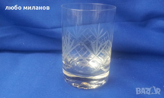 Кристални чаши за концентрат, ръчна гравюра 6 бр, снимка 4 - Чаши - 38577017