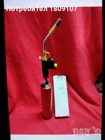 Газова горелка с пиезо запалване и зареждаща се бутилка 1.280 л, снимка 5 - Други стоки за дома - 48421936
