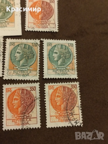 Пощенски марки Италия , снимка 10 - Филателия - 51477536