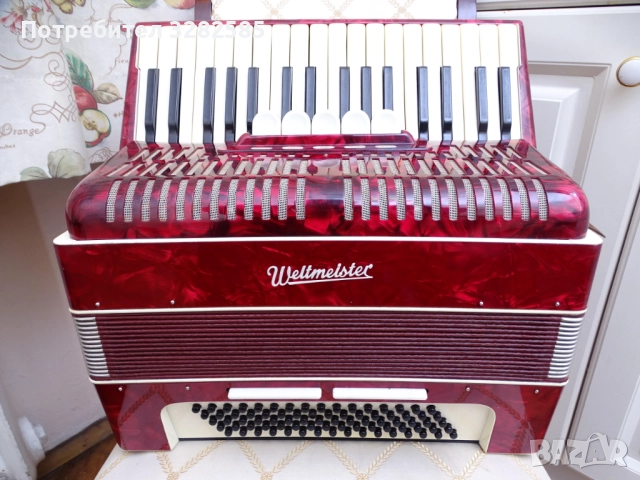 Акордеон Велтмайстер 80 баса, снимка 3 - Акордеони - 52802958