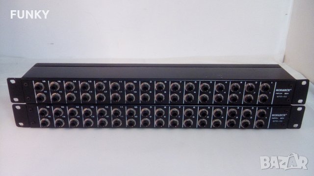 Monarch MPB-32 Patch Box - 19 Inch, 32 Inoutput Patchbay, снимка 2 - Ресийвъри, усилватели, смесителни пултове - 33483577