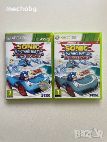 Sonic & All-Stars Racing Transformed за Xbox 360/Xbox one, снимка 1 - Игри за Xbox - 38856128