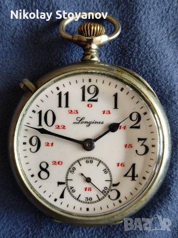 Джобен часовник Longines, снимка 1 - Джобни - 36619816