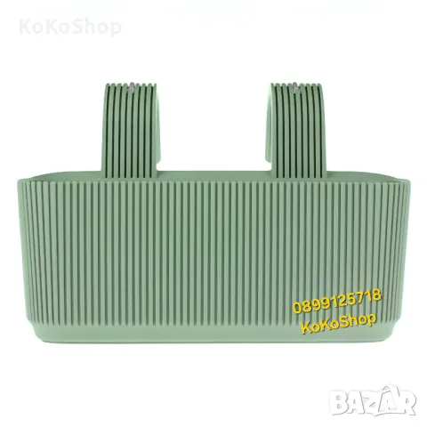 Сандъче за цветя за парапет-29x21x19 см. /Кашпа за парапет/кашпа за балкон/кашпа, снимка 2 - Саксии и кашпи - 50302981