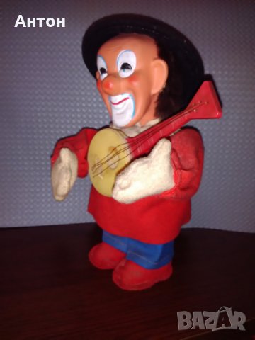 Стара СОЦ-механична играчка Клоун., снимка 4 - Антикварни и старинни предмети - 27259803