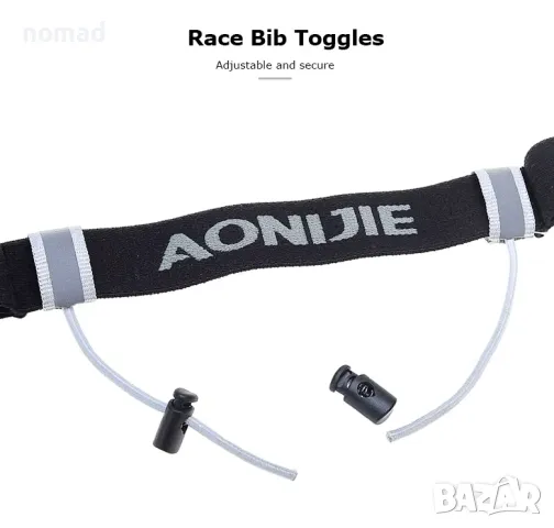 Колан за състезателен номер и гелове AONIJIE I Бягане, триатлон, снимка 9 - Спортна екипировка - 49489908