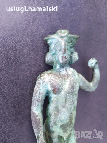 Бронзова статуетка/ фигура, снимка 2 - Антикварни и старинни предмети - 52484324